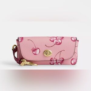 Coach Sunglass Case With Cherry Print